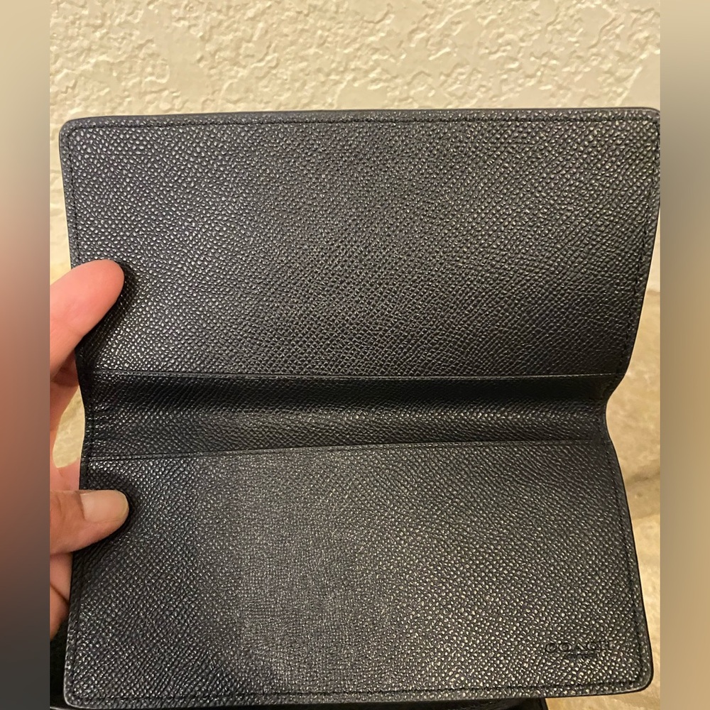 Coach wallet and checkbook cover black - Picture 11 of 15